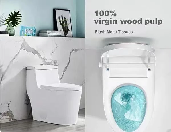 Nonwoven Fabric Throwing To Toilet Flushable